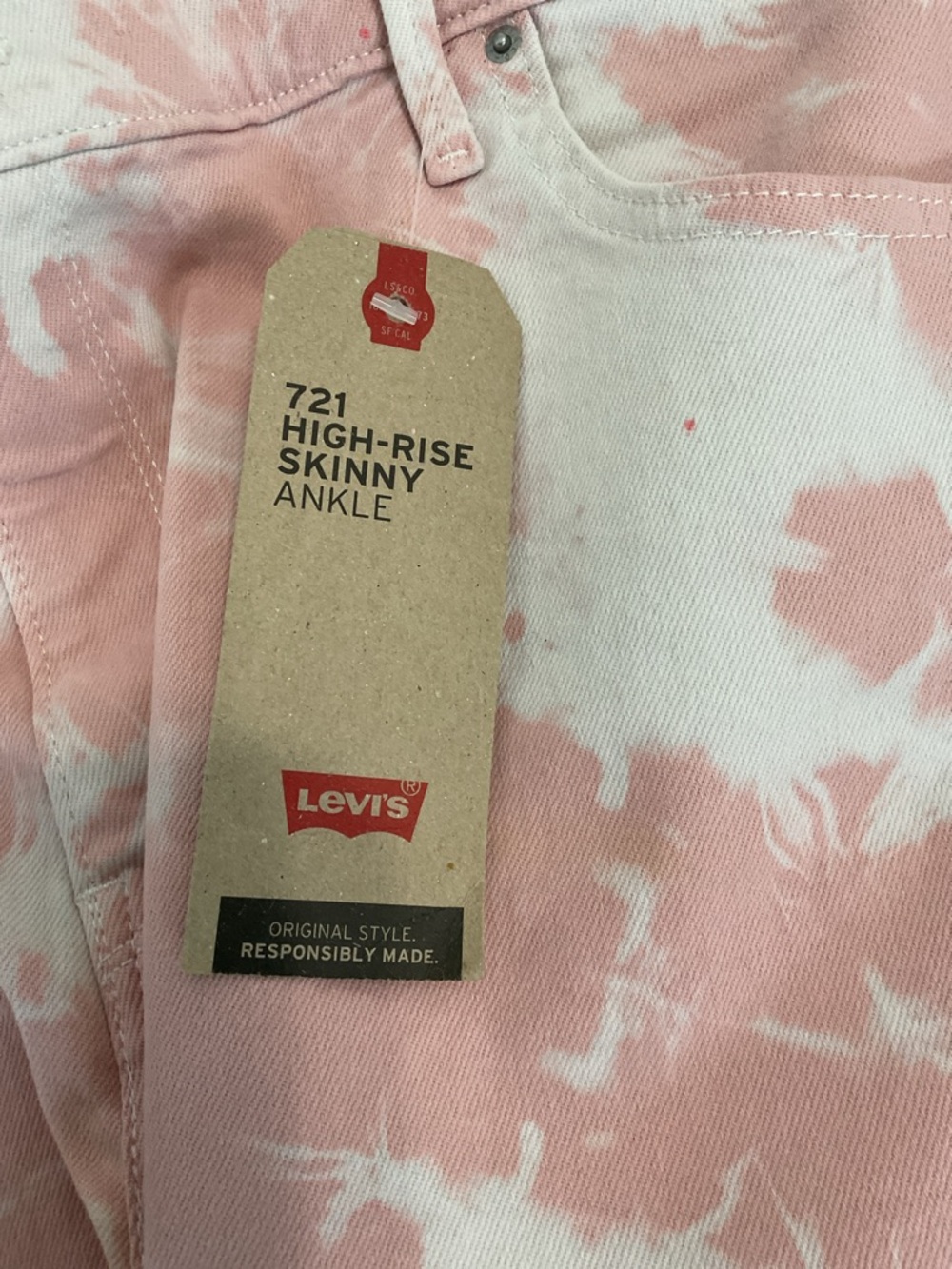 Levi's Jeans 721 High Rise Skinny Ankle Size 22W - Picture 4 of 8